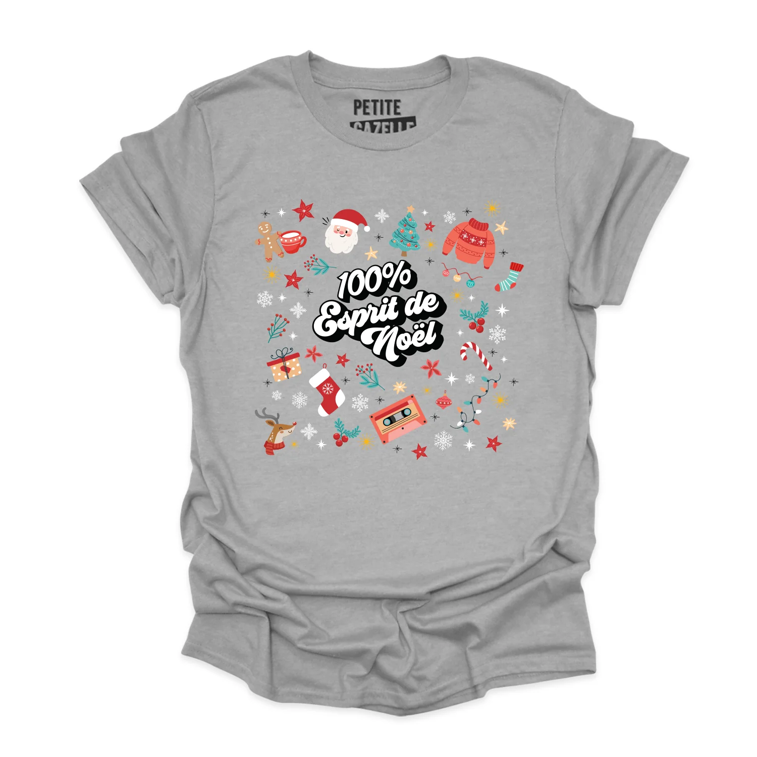 T-SHIRT COL ROND | 100% Esprit de Noël – Image 5