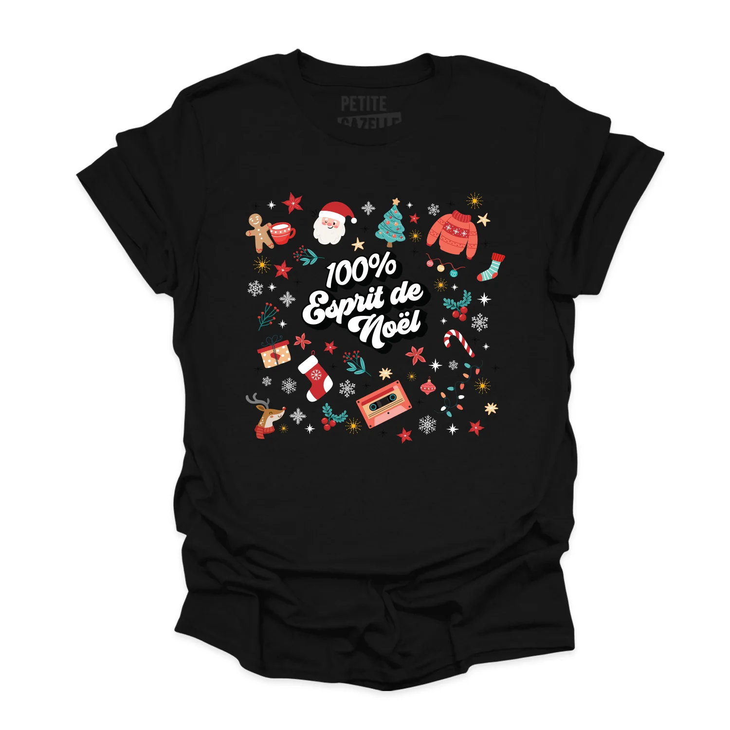 T-SHIRT COL ROND | 100% Esprit de Noël – Image 3