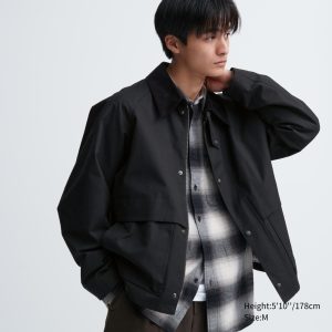 Vestes Uniqlo Utility Corta Blouson Homme Noir K6532017