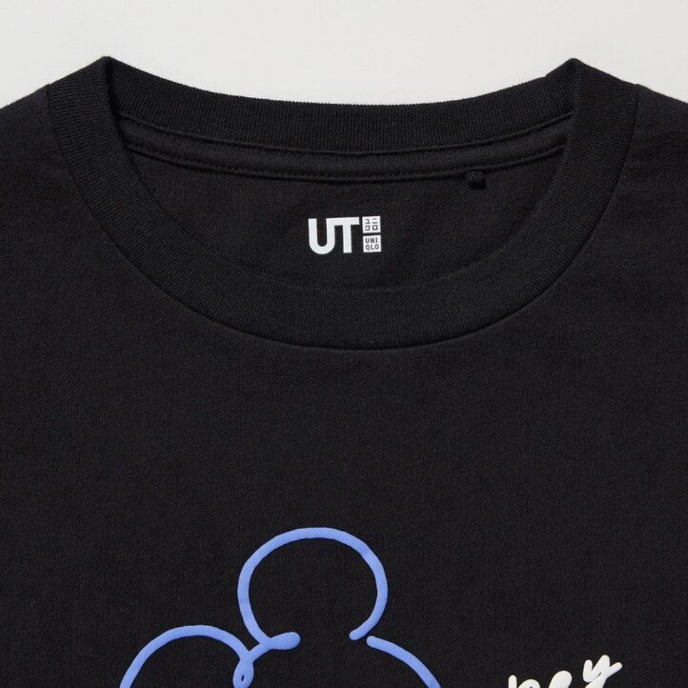 T Shirts Uniqlo Mickey Stands Ut Graphique Enfant Noir U7903821 – Image 3