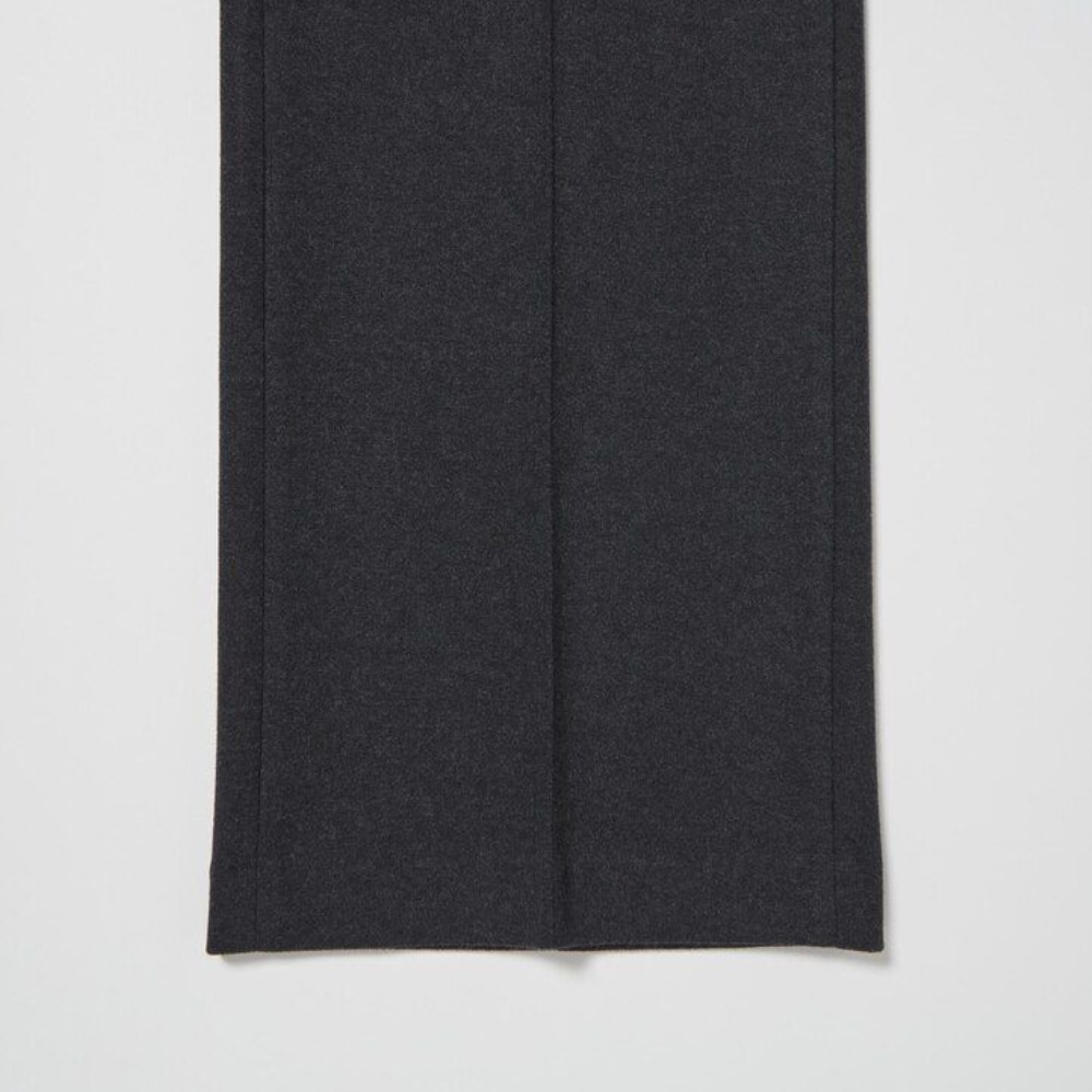 Pantalons Uniqlo Brushed Jersey Cropped Fit Femme Grise Foncé N0847593 – Image 7