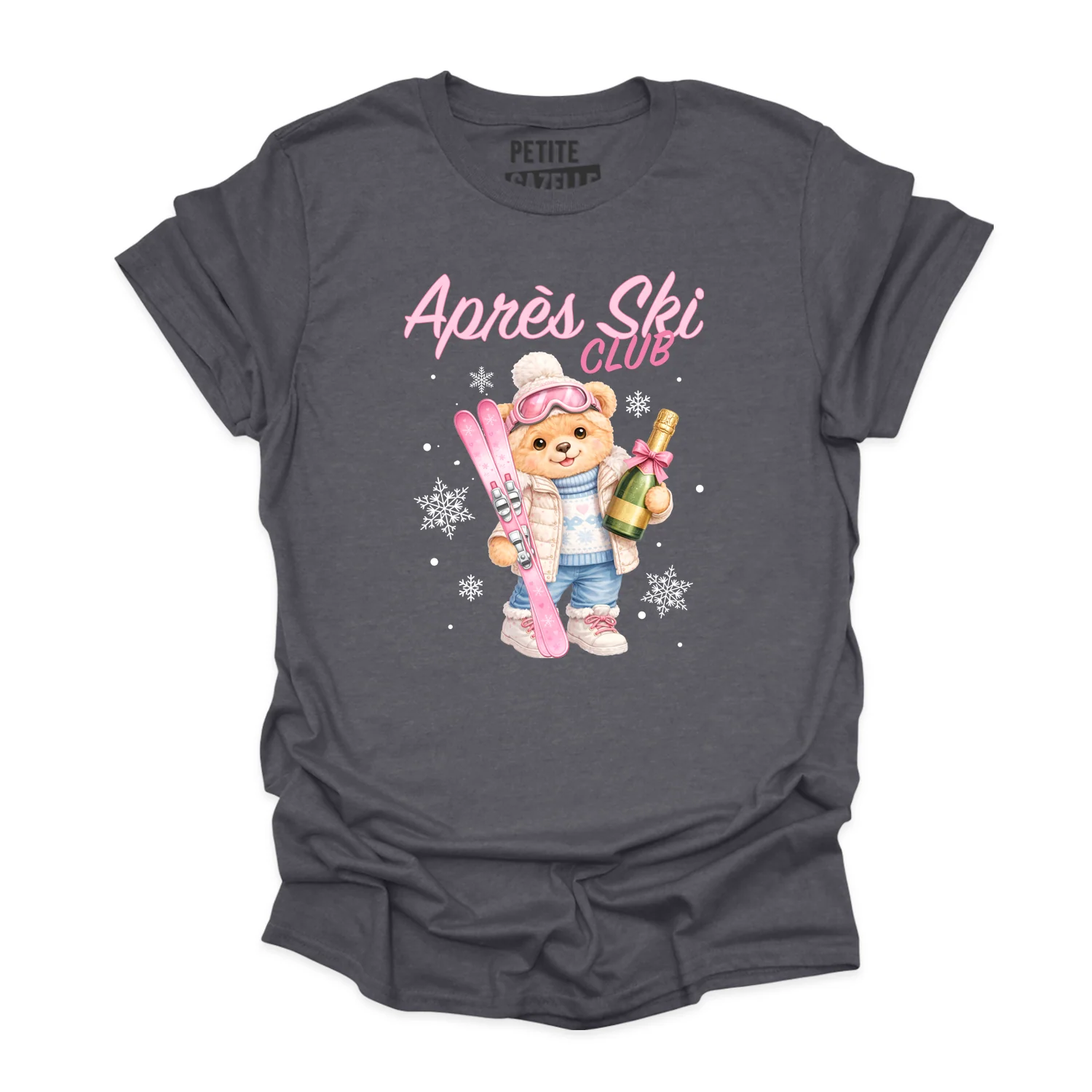 T-SHIRT COL ROND | Après Ski Ourson – Image 3