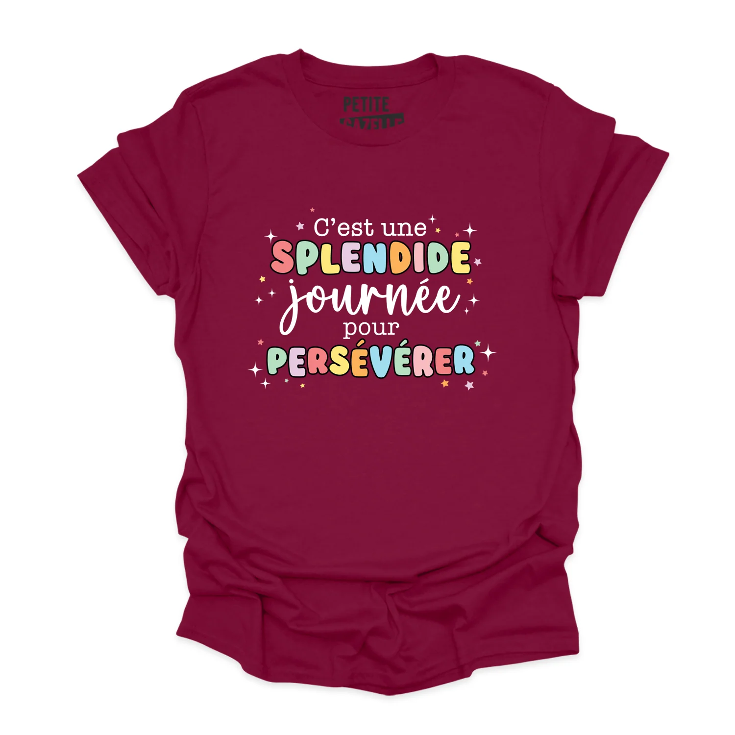 T-SHIRT COL ROND | C'est une splendide journée pour persévérer – Image 4