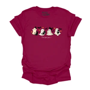 T-SHIRT COL ROND | Chat fait peur !