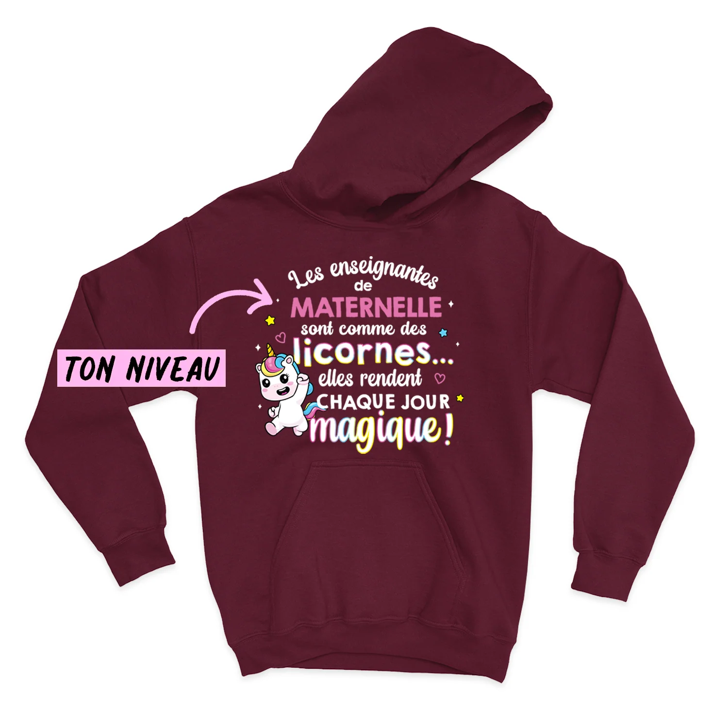 HOODIE | Les enseignantes sont comme des licornes – Image 3