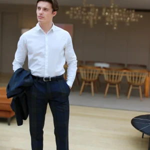 Pantalon de costume Homme - Bleu Foncé Versailles