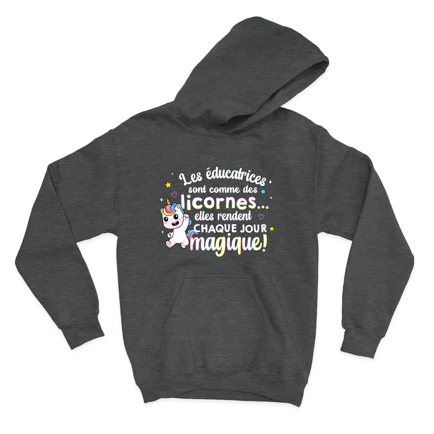 HOODIE | Les éducatrices sont comme des licornes – Image 3