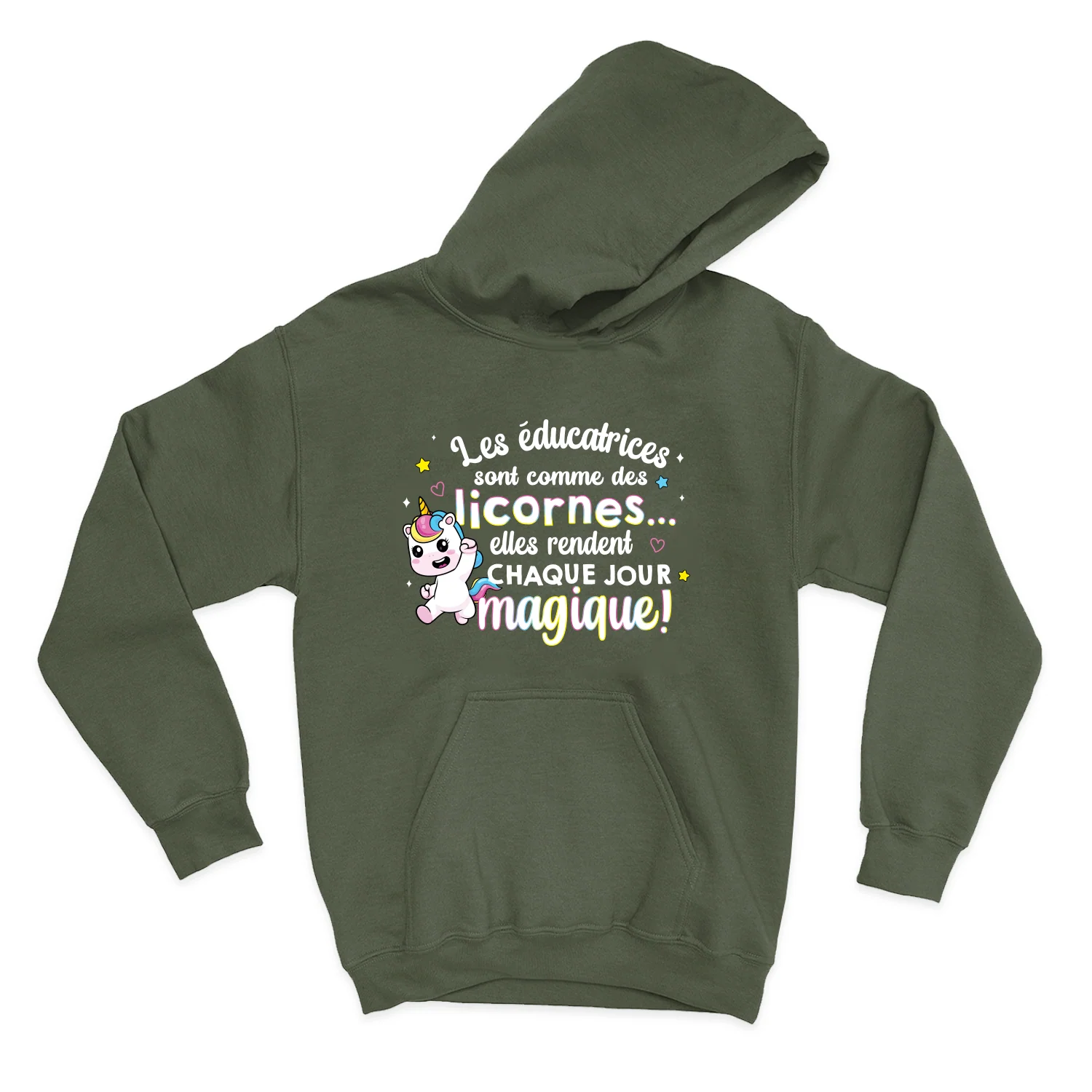 HOODIE | Les éducatrices sont comme des licornes – Image 9