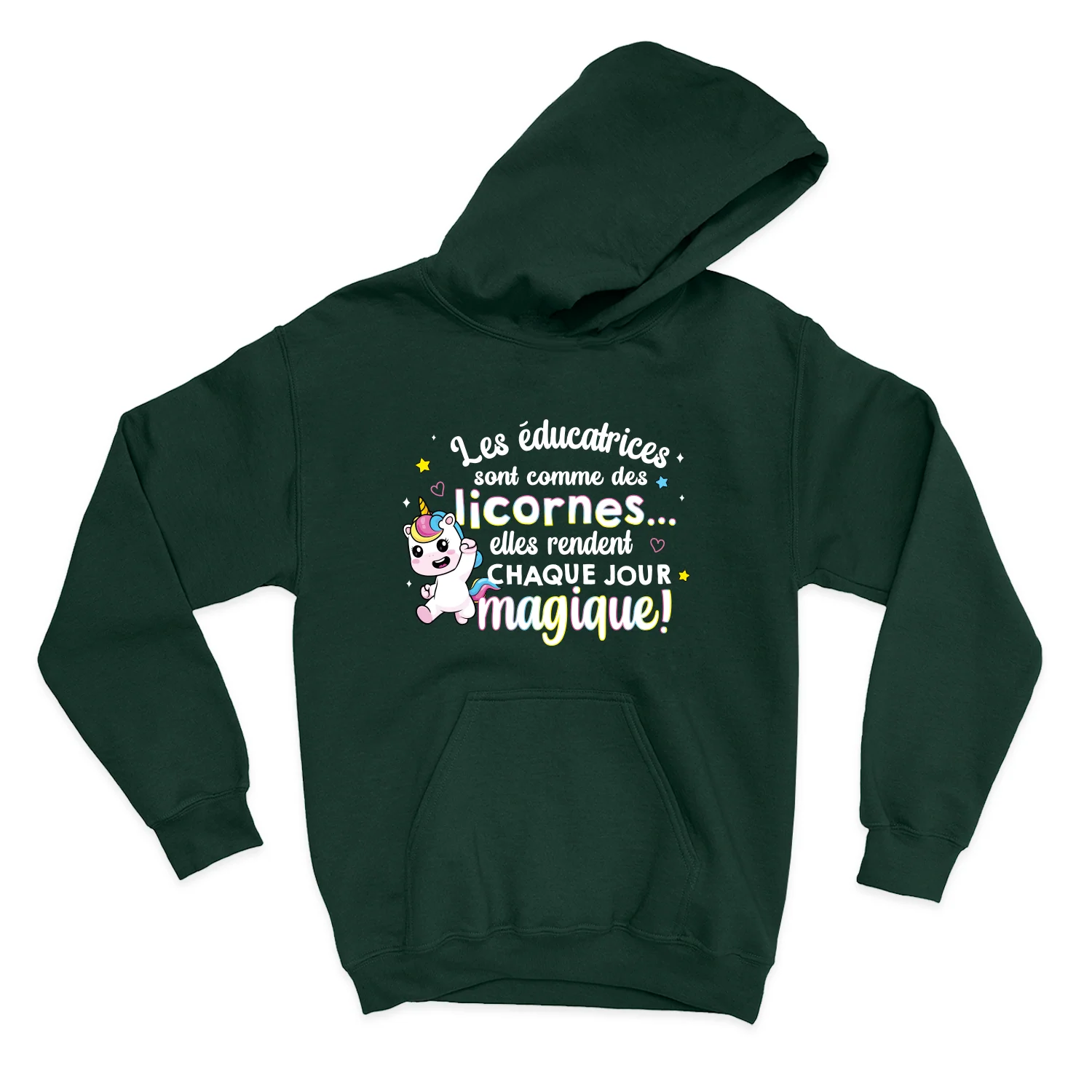 HOODIE | Les éducatrices sont comme des licornes – Image 8