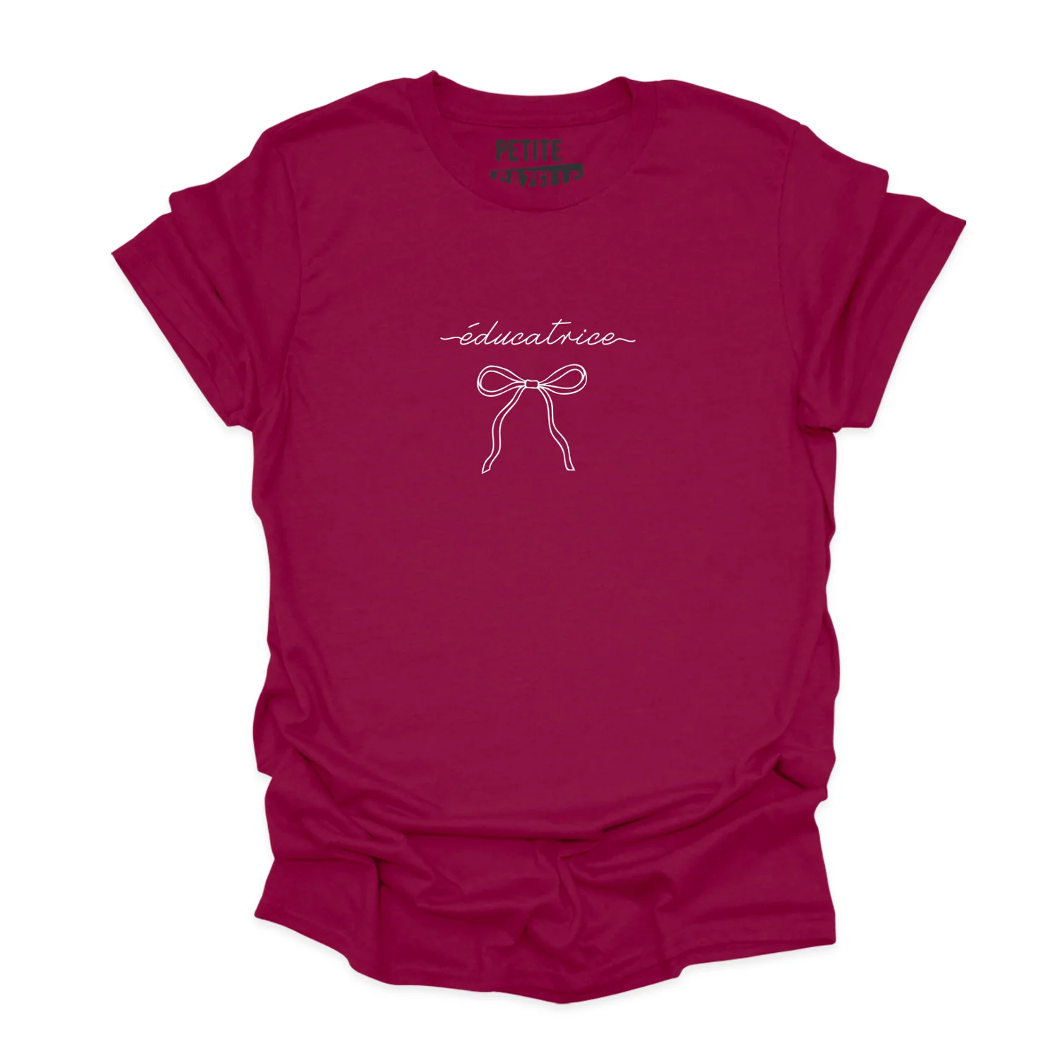 T-SHIRT COL ROND | Éducatrice Ruban