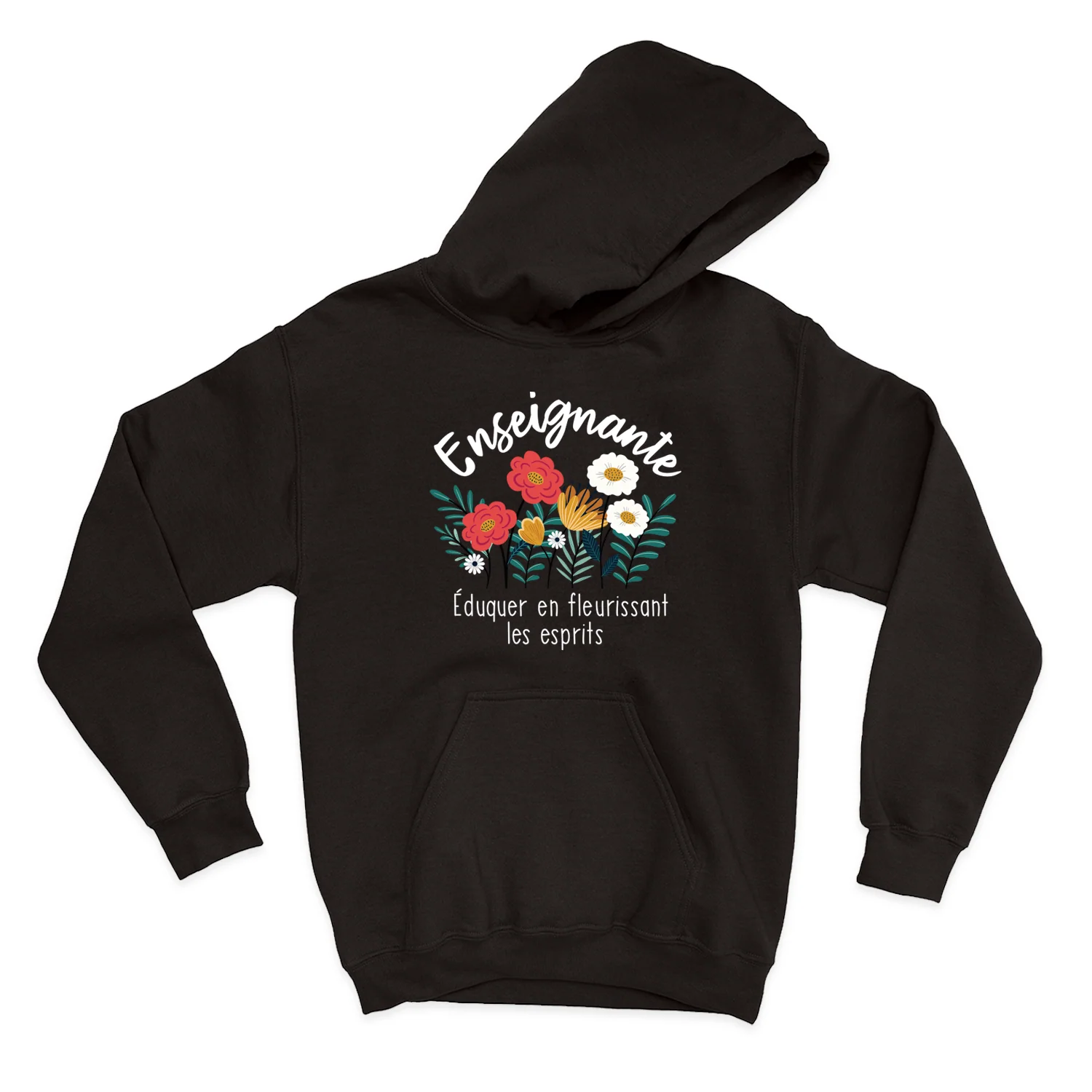 HOODIE | Enseignante, Fleurir les esprits – Image 2