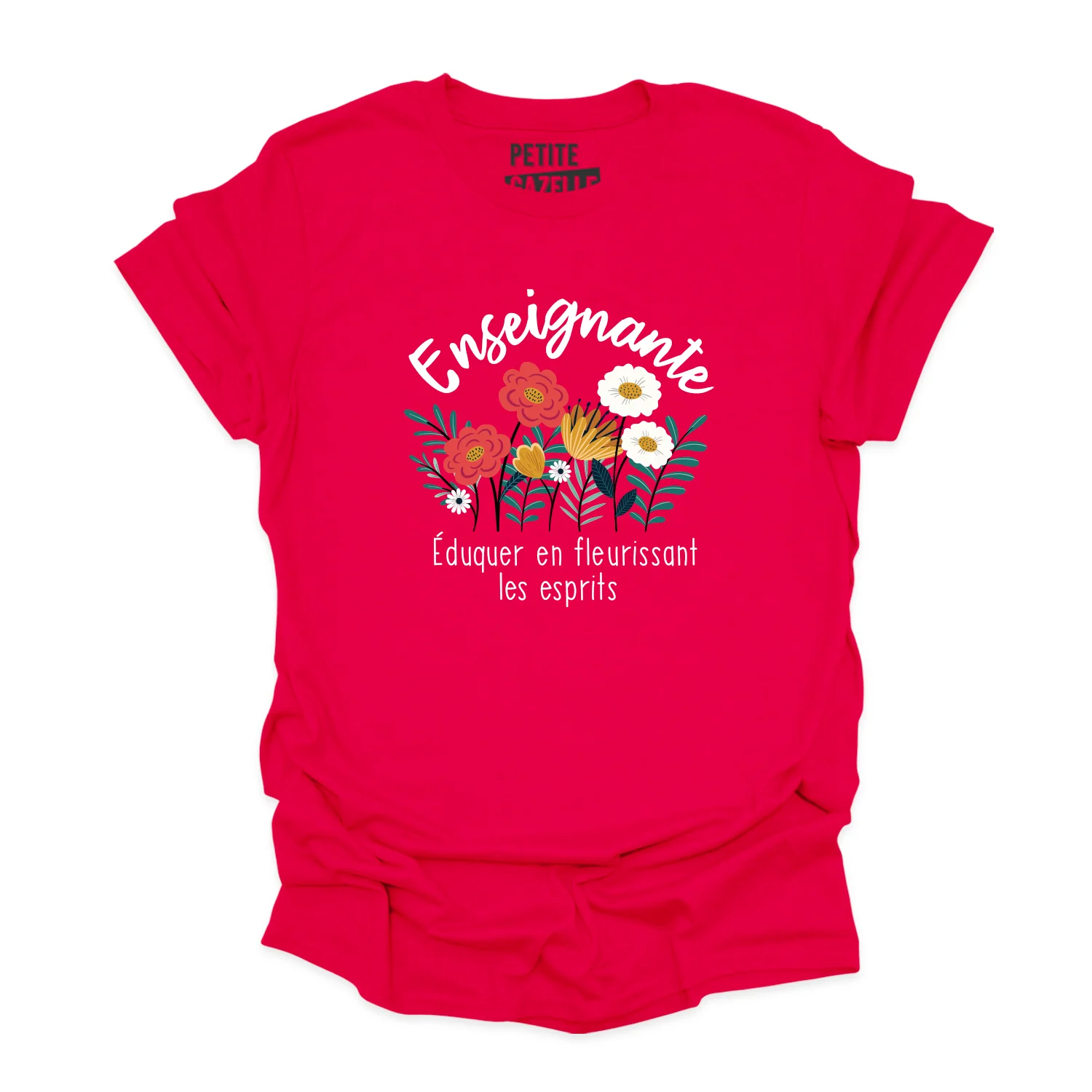T-SHIRT COL ROND | Enseignante, Fleurir les esprits – Image 6