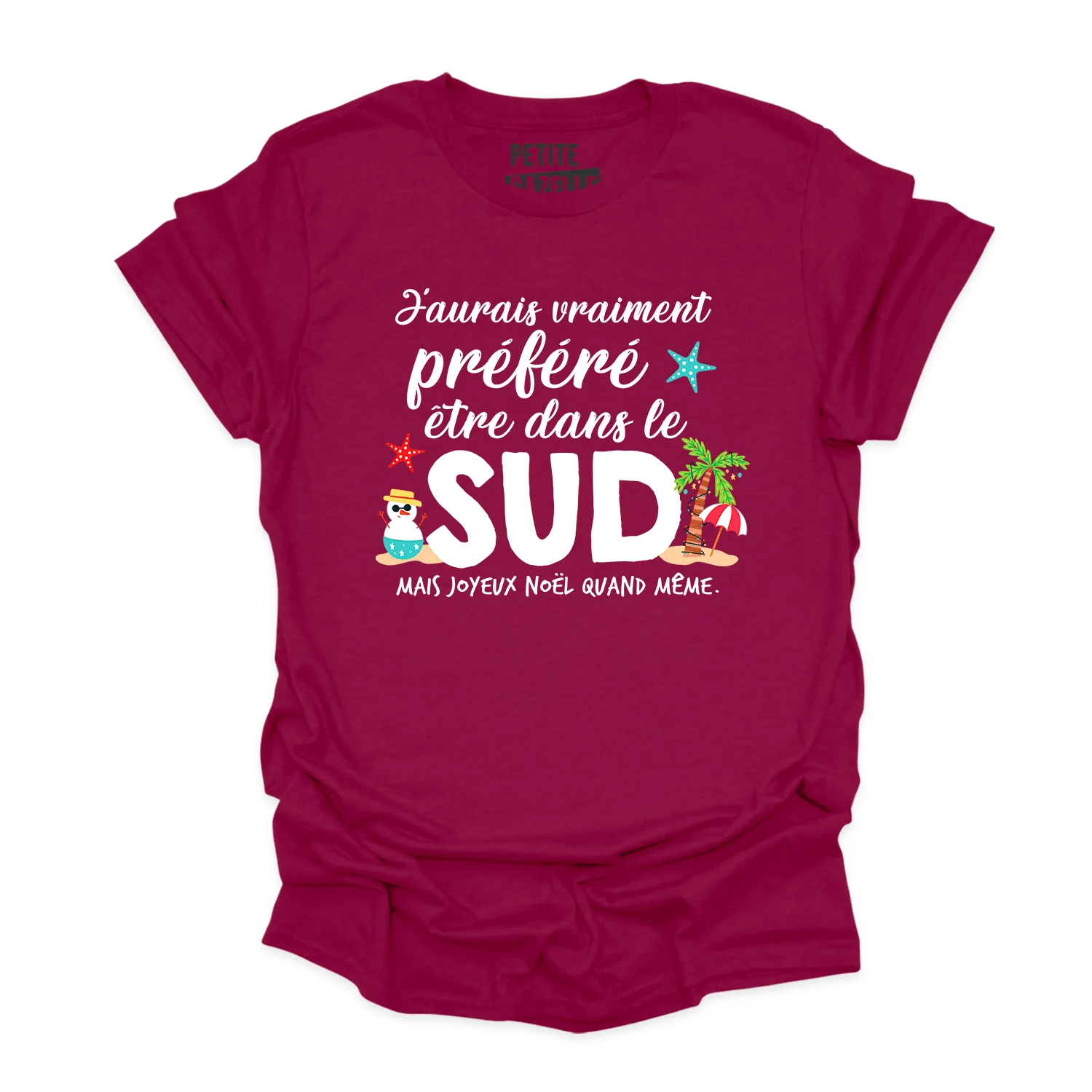 T-SHIRT COL ROND | J'aurais préféré être dans le sud – Image 5
