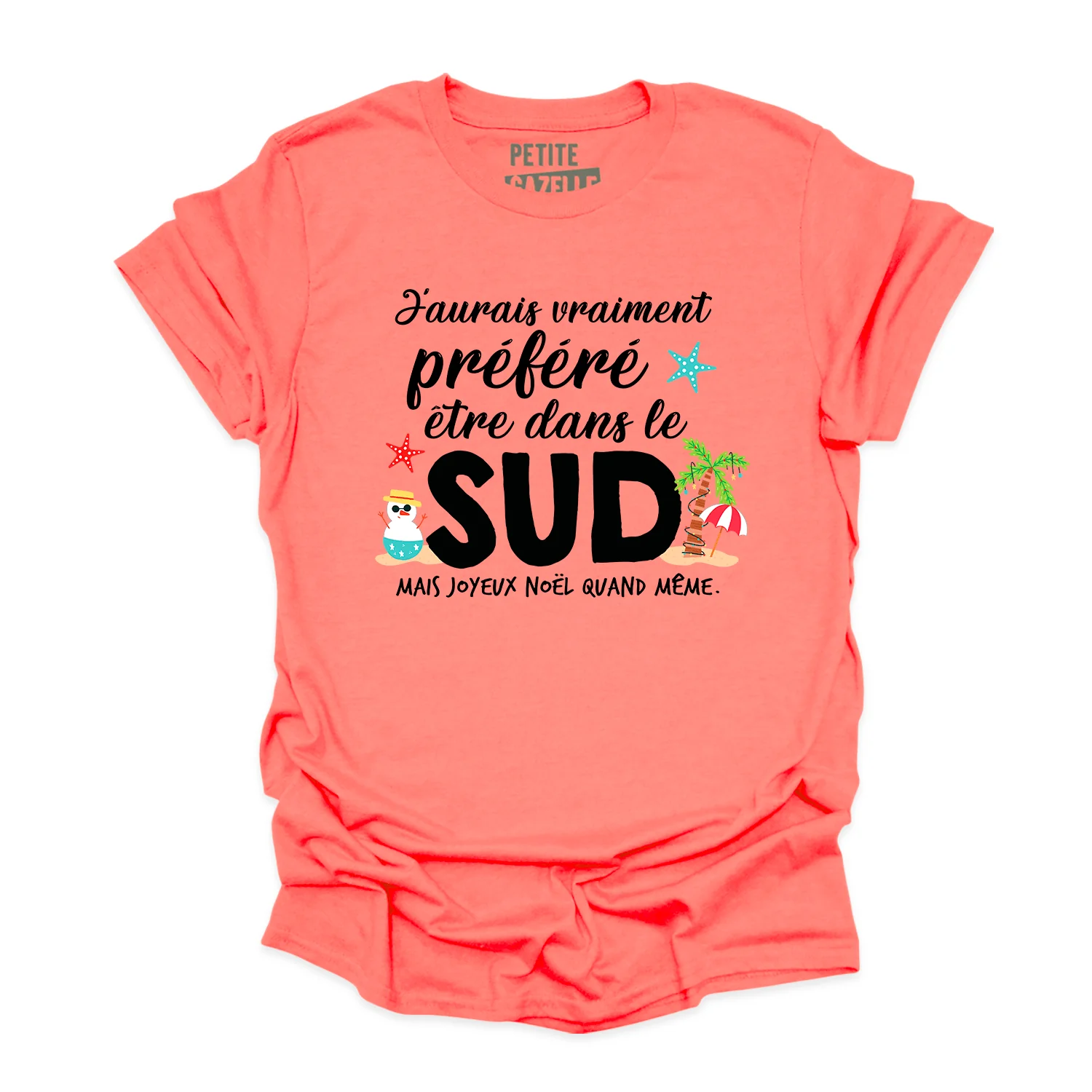 T-SHIRT COL ROND | J'aurais préféré être dans le sud – Image 7