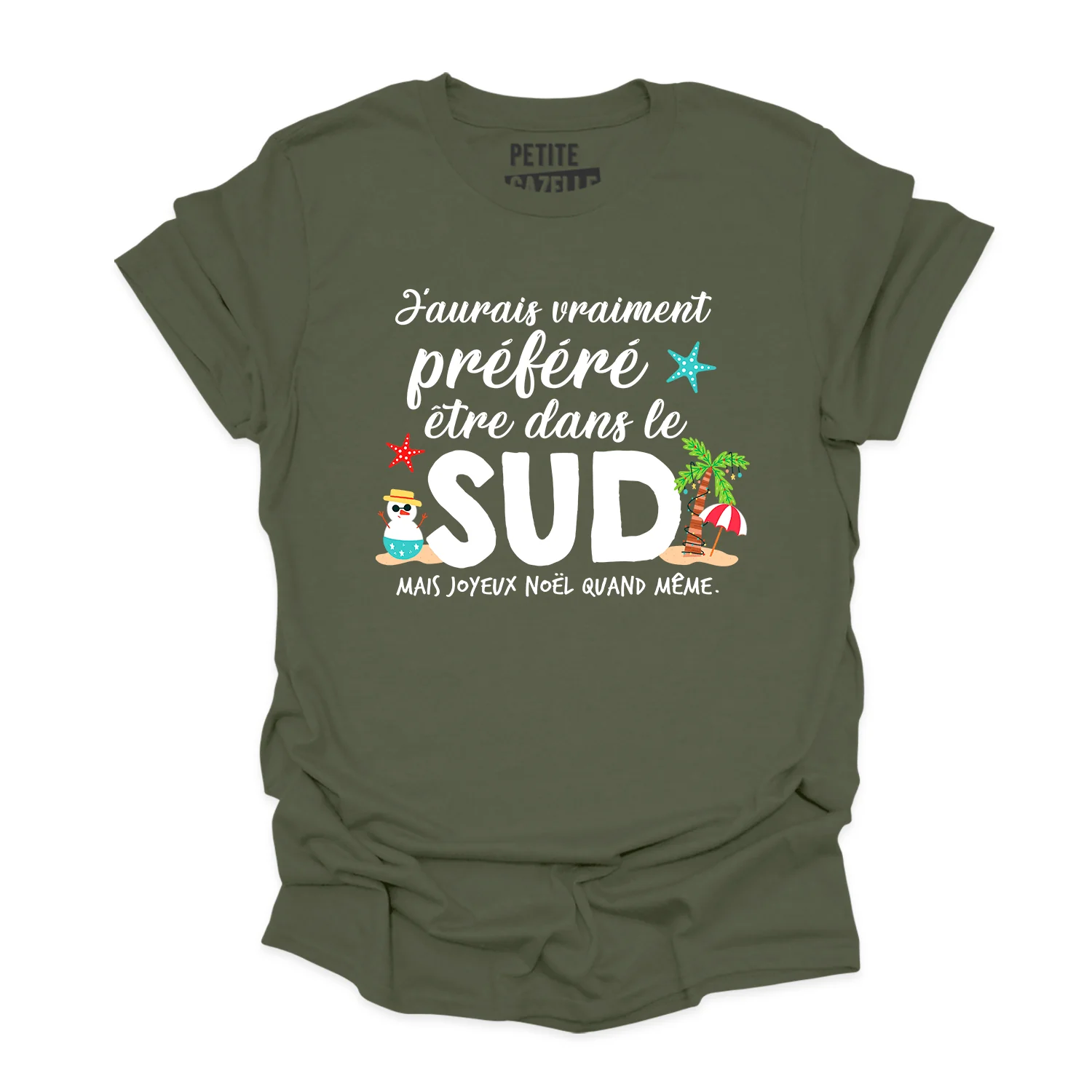 T-SHIRT COL ROND | J'aurais préféré être dans le sud – Image 9