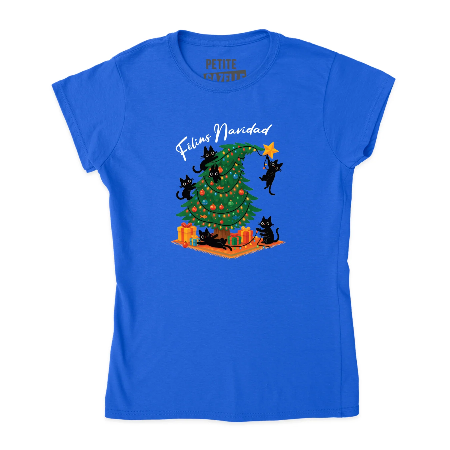 TSHIRT AJUSTÉ | Félins Navidad – Image 5