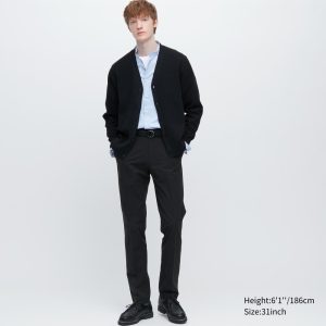 Costumes Uniqlo Airsense Ultra Light Coton Like Long Homme Noir Z2471893
