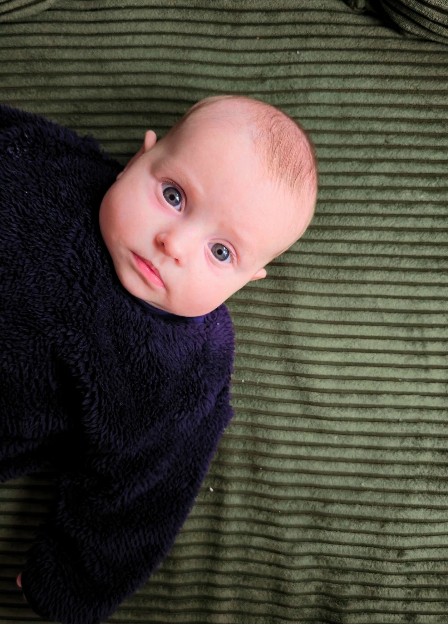Sweat bébé et enfant moumoute marine – Image 3