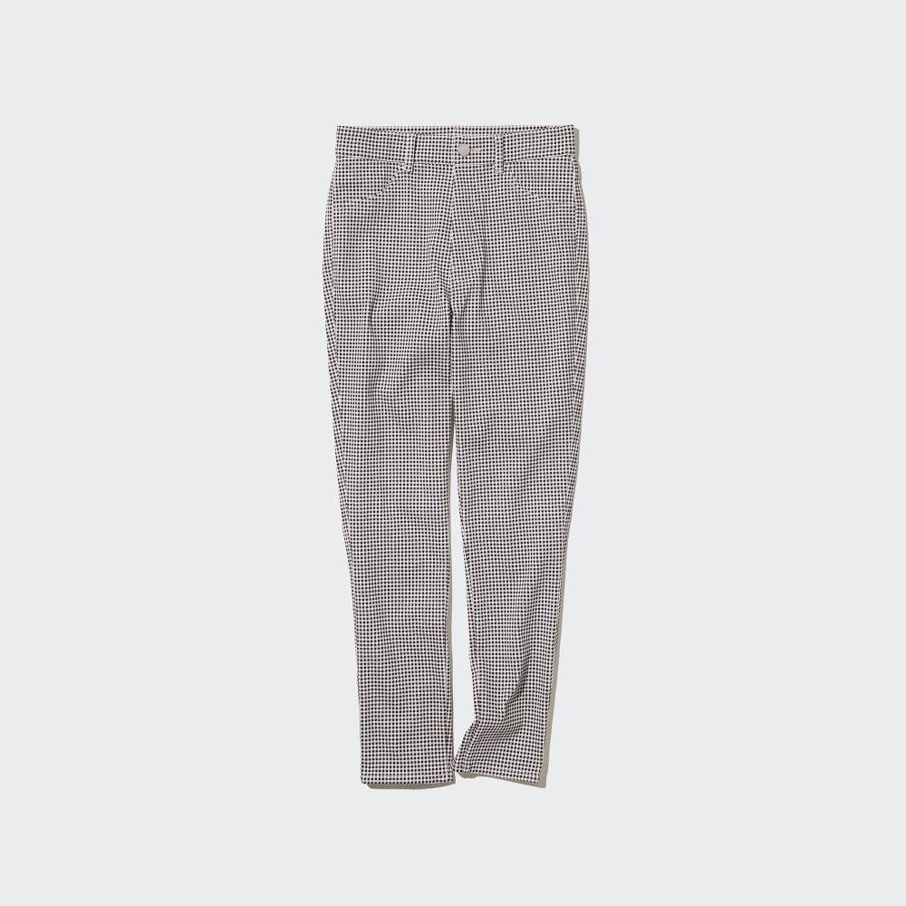 Leggings Uniqlo Ultra Stretch High Rise Cropped Femme Noir X0867254