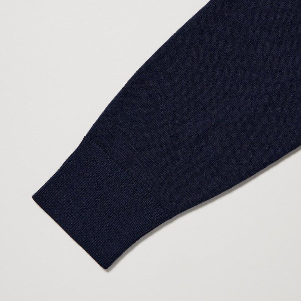 Pull Uniqlo 100pct Extra Fine Merino Turtleneck Homme Grise V3569742 – Image 4