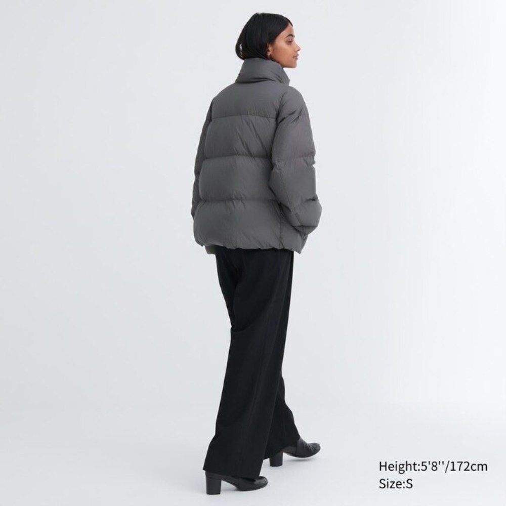 Vestes Uniqlo Powder Soft Down Nanodesign Femme Grise S3896517 – Image 3