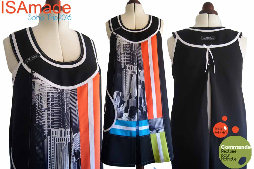 Robe trapèze Pop Imprimé New York style Arty – Image 2