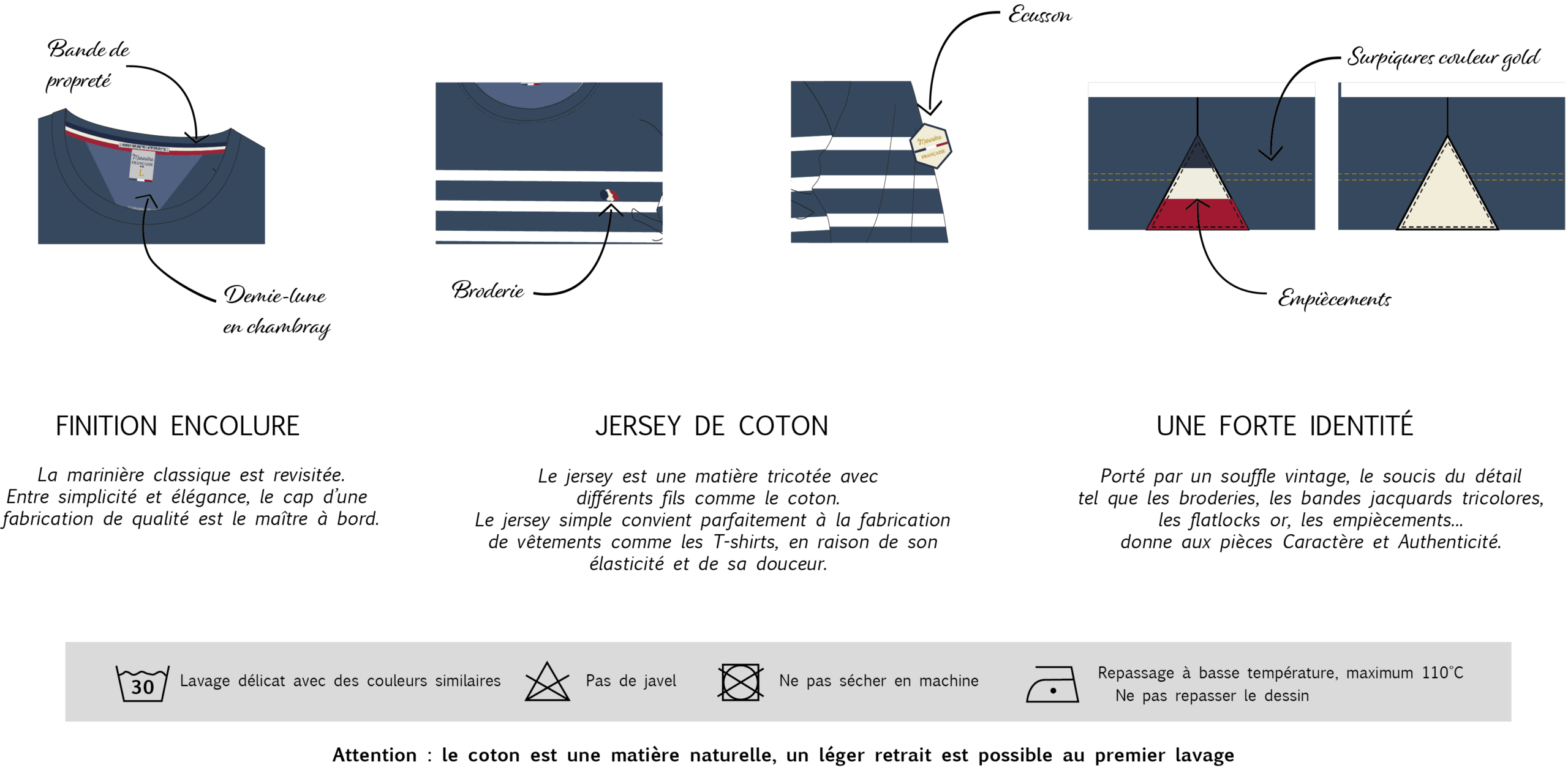 Marinière Homme TIMOTEI – Classique, Confortable & Made in La Marinière Française – Image 8