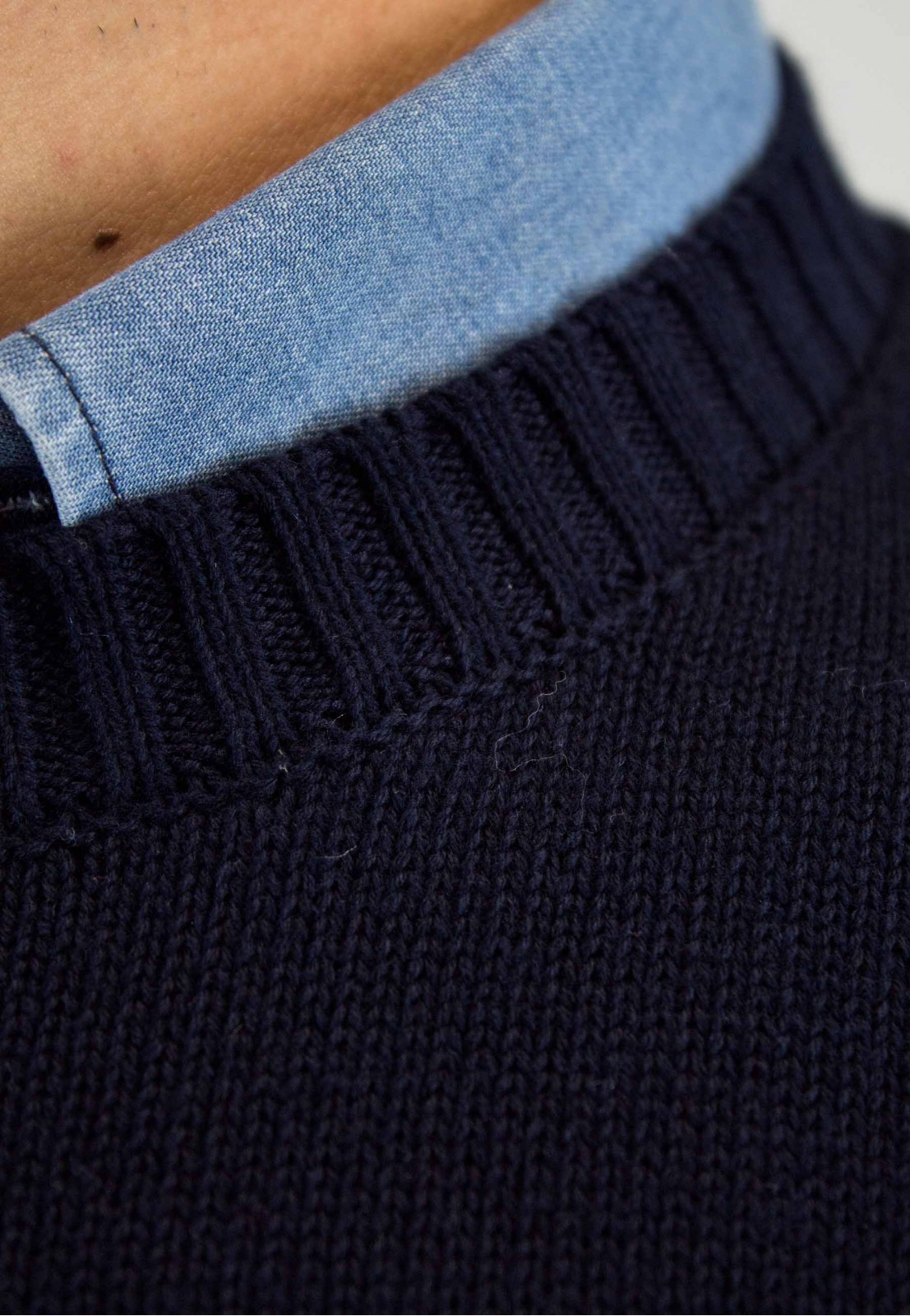 Pull LUKAS Marine – Coton Naturel & Style Épuré – Patadegayo – Image 2