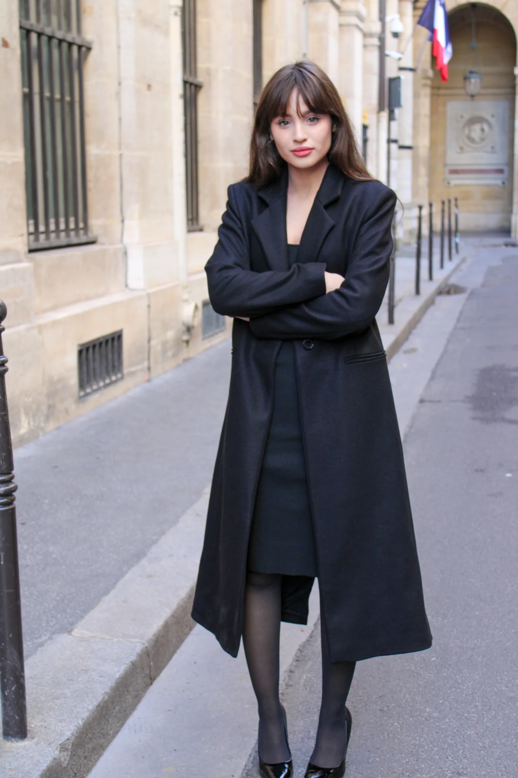 Manteau Emma - Noir Vendôme – Image 2