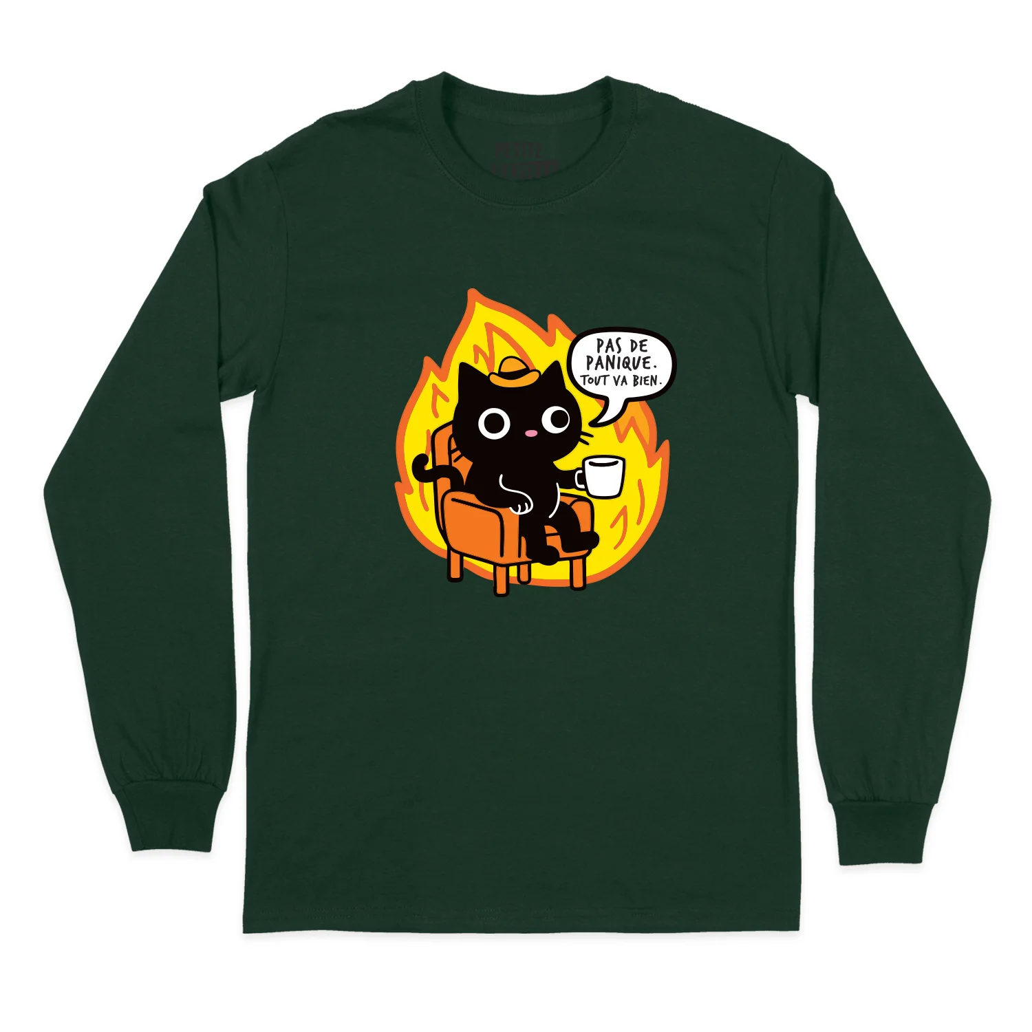 T-SHIRT À MANCHES LONGUES | Pas de panique, tout va bien. – Image 9