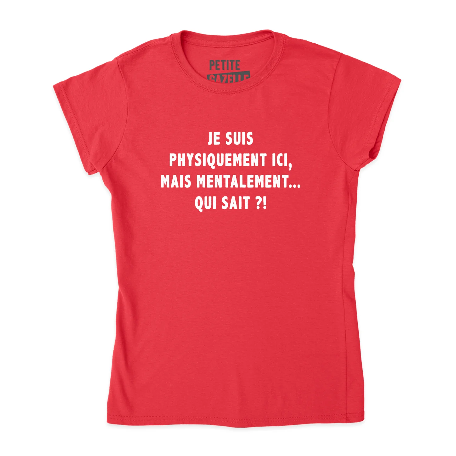 TSHIRT AJUSTÉ | Je suis physiquement ici – Image 8