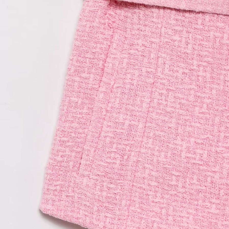 Gilet Boutonné Rose – Image 5