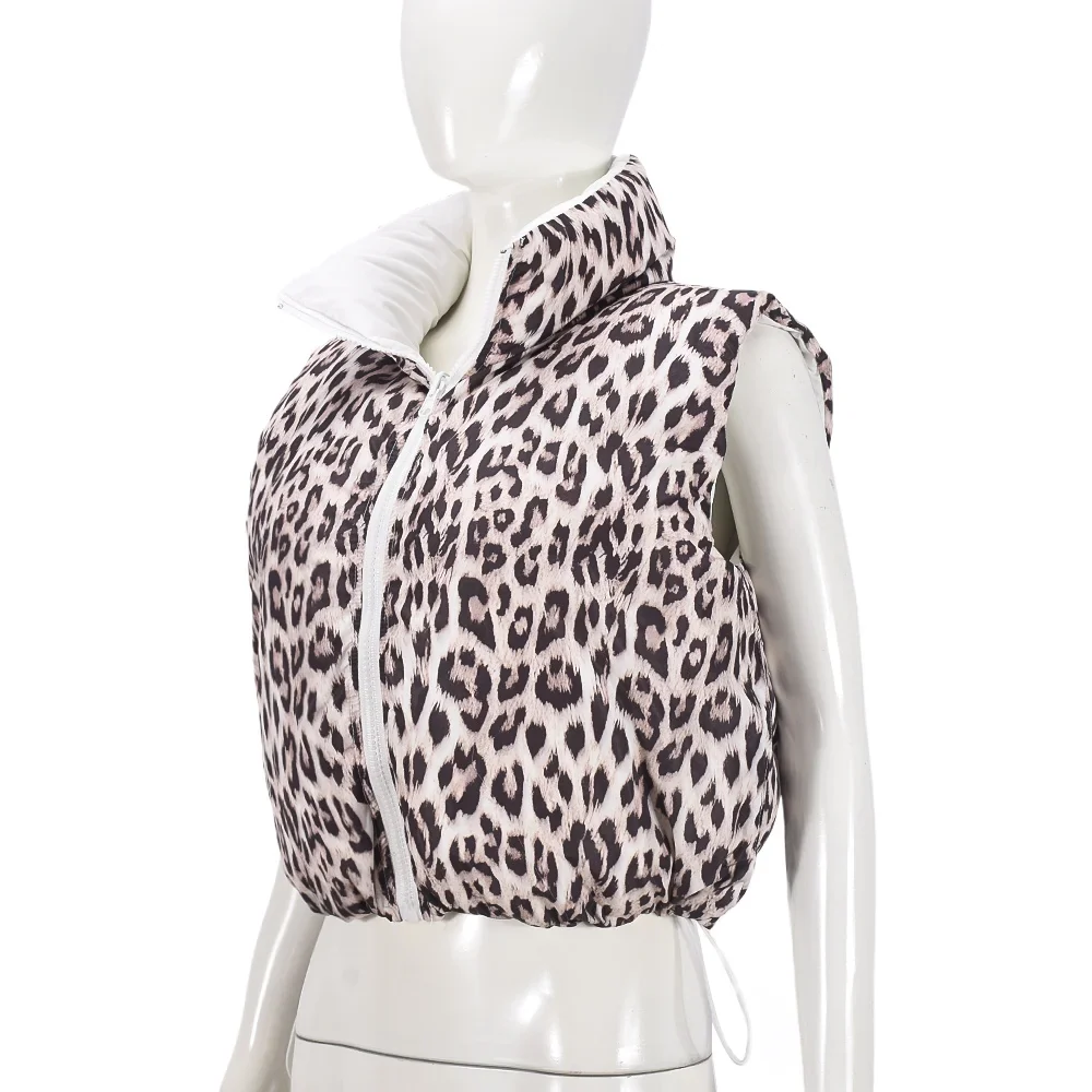 Veste Léopard Matelassée – Image 4