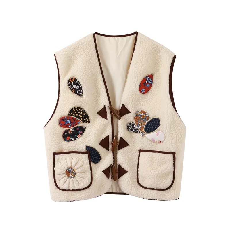 Veste Polaire Beige Femme – Image 5