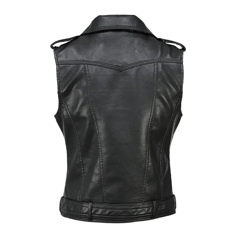 Veste en Cuir à Ceinture – Image 5