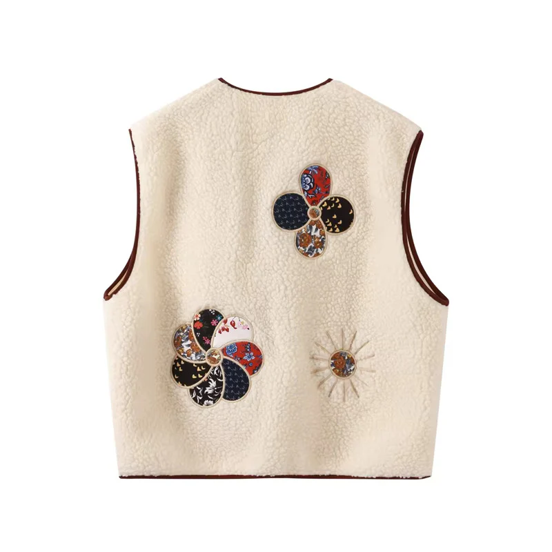 Veste Polaire Beige Femme – Image 6