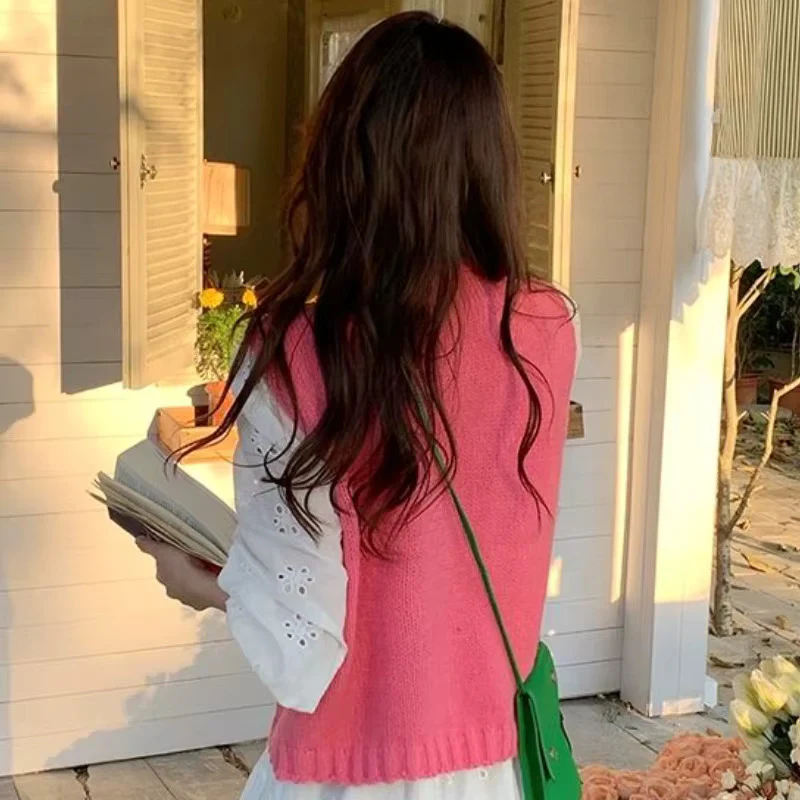Gilet Sans Manches Rose Fluo – Image 6