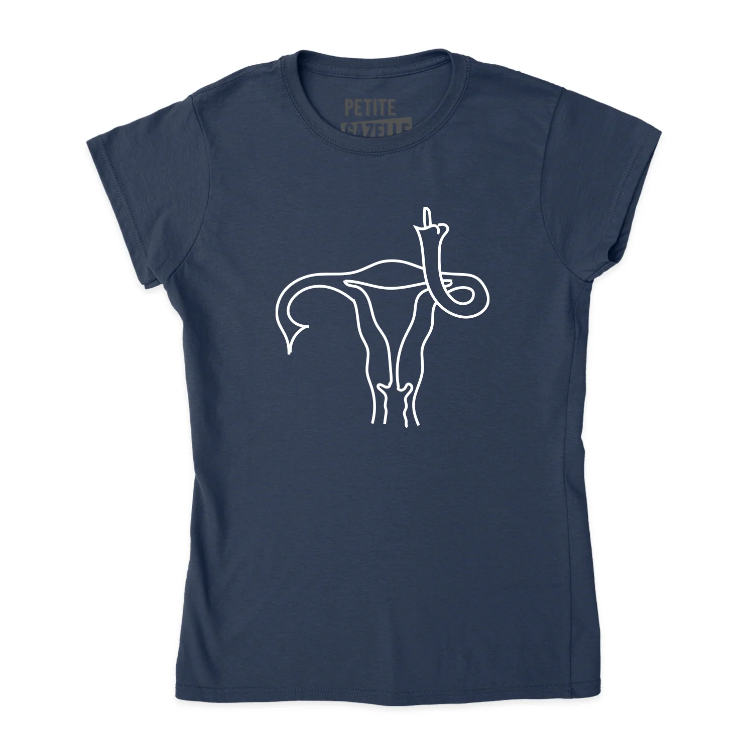 TSHIRT AJUSTÉ | Uterus fâché qu'on se mêle de ses affaires – Image 8