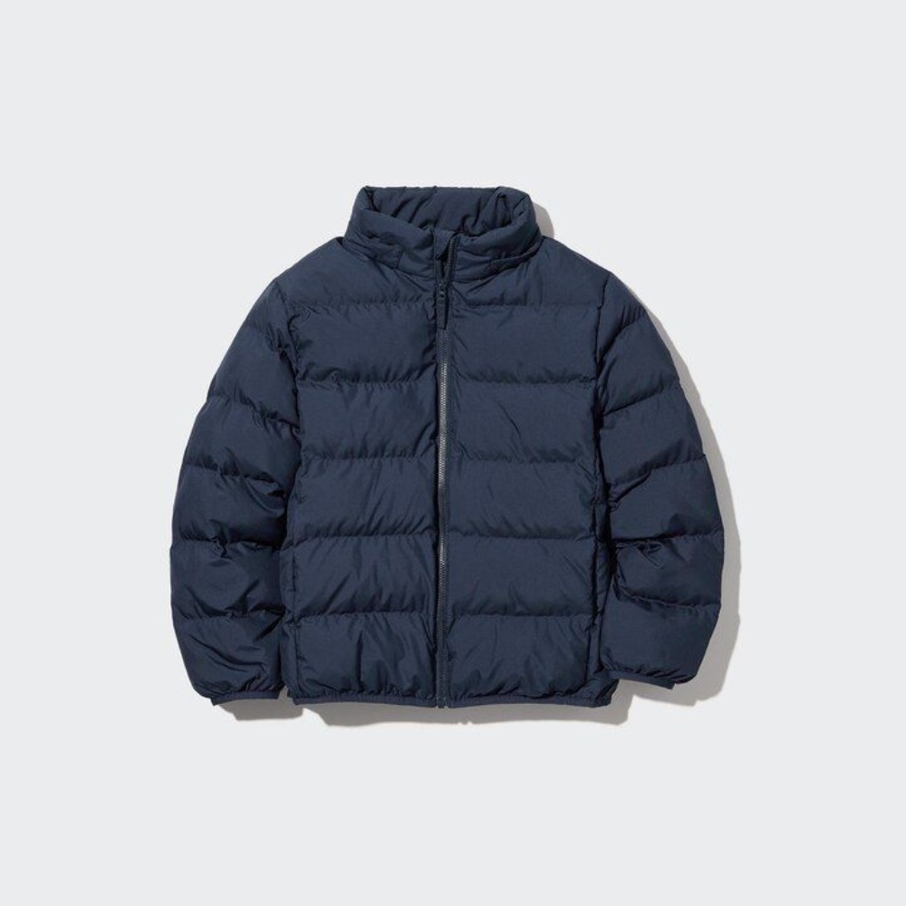Vestes Uniqlo Warm Rembourré Washable Encapuchonné Parka D’eau Repellent Enfant Bleu Marine C0436958 – Image 6