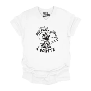 TSHIRT COL en V | Le club des profs à boutte