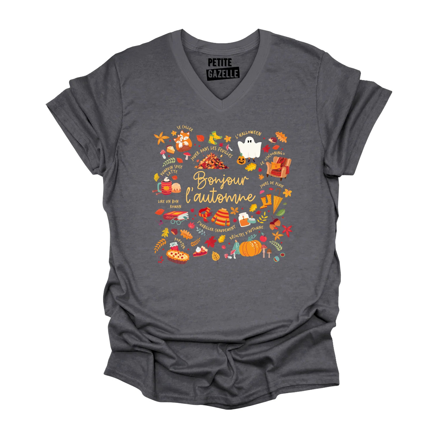 TSHIRT COL en V | Bonjour l'automne – Image 6