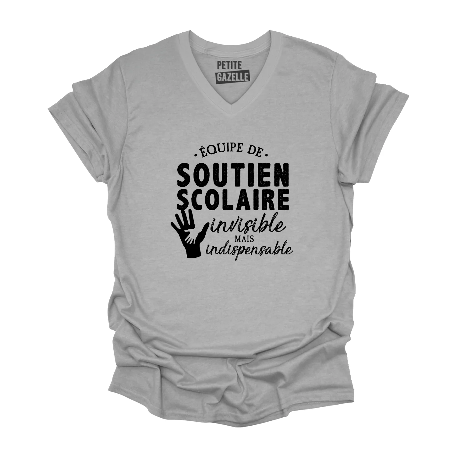 TSHIRT COL en V | Équipe de soutien scolaire – Image 4