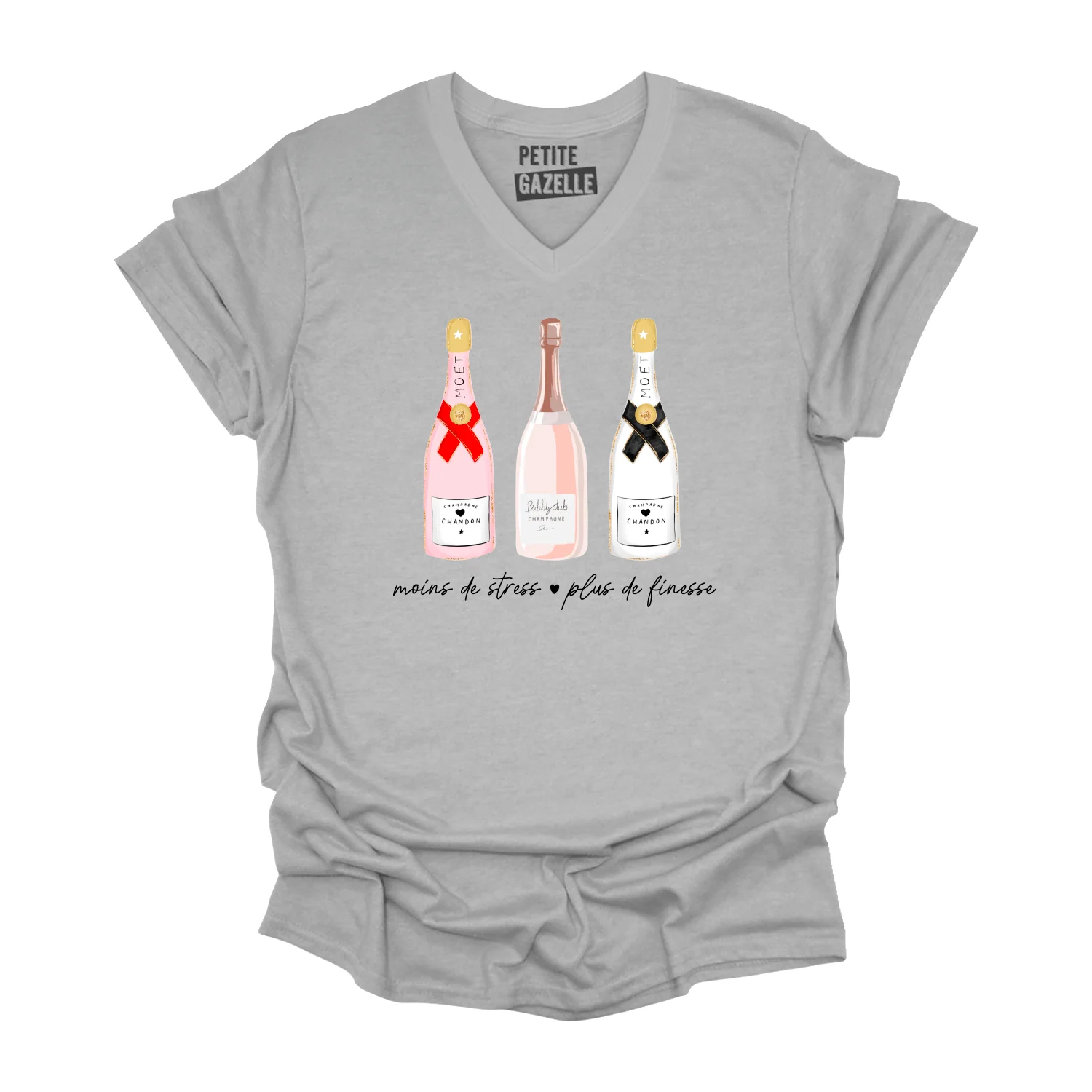 TSHIRT COL en V | Moins de stress, plus de finesse – Image 3