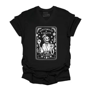 TSHIRT COL en V | Surstimulée & À boutte