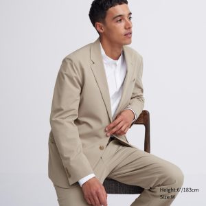 Costumes Uniqlo Airsense Ultra Light Jacket Homme Beige Q4697583