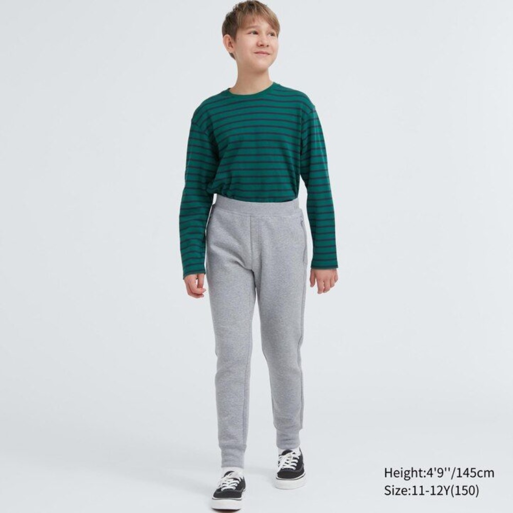 Pantalons de jogging Uniqlo Ultra Stretch Dry Soft Enfant Grise N6801249 – Image 3