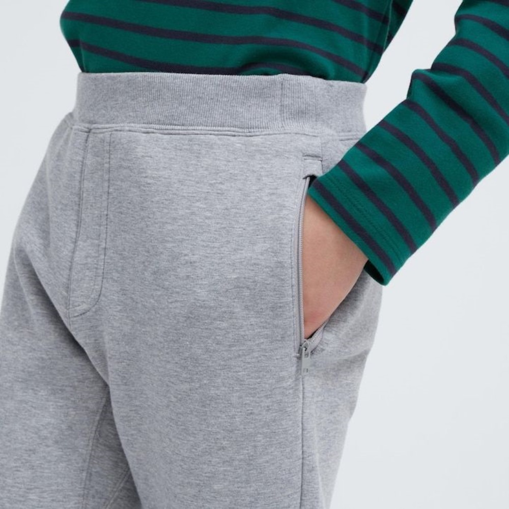 Pantalons de jogging Uniqlo Ultra Stretch Dry Soft Enfant Grise N6801249 – Image 4