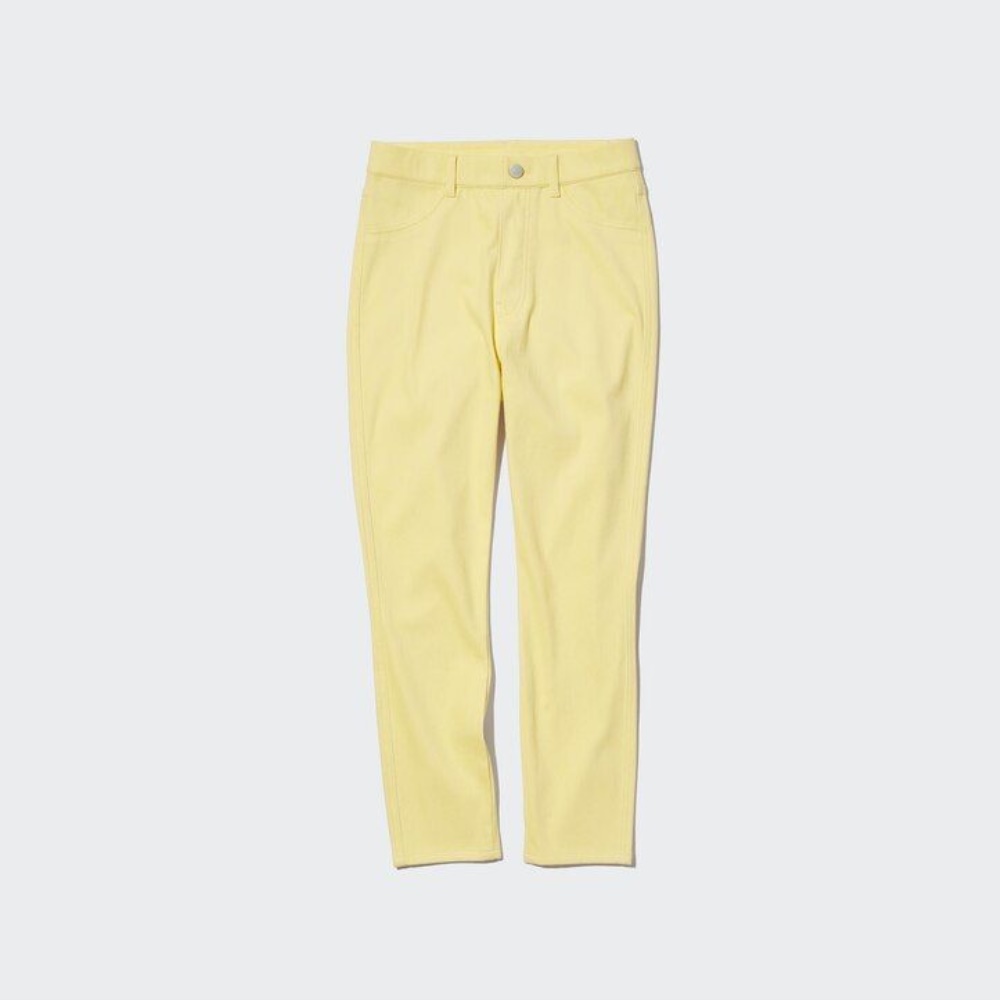 Leggings Uniqlo Ultra Stretch High Rise Cropped Femme Rose R8724391 – Image 2