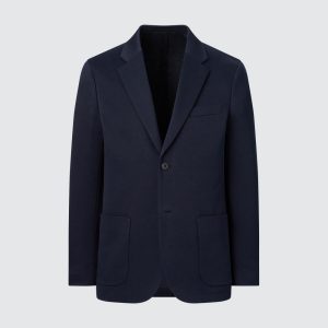 Costumes Uniqlo Confort Blazer Jacket Homme Bleu Marine M1946052