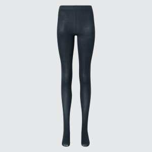 Collant Uniqlo Heattech Thermal Femme Grise Foncé F6231798